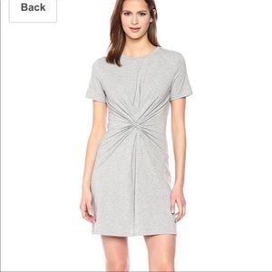 Theory gray knotted t-shirt dress. Size M
